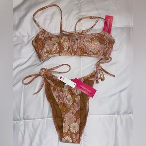 Xhilaration bikini 2 piece bathing suit with tags.